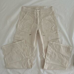 American Eagle Baggy Wide Leg Stretch Cream 0/25W